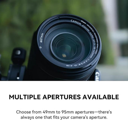 Kase 72mm Magnetic Adapter Ring, Aviation Aluminum 0.5s Snap-On Frame for CPL/ND/UV Filters, No Light Leak & Vignette, Ultra-Thin Stackable for DSLR Mirrorless Wide-Angle Vlog