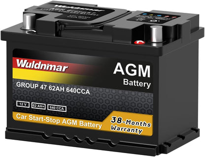 G47 12V Automotive Lead-Acid Battery – Superior Starting Power, Perfect for Standard Vehicles