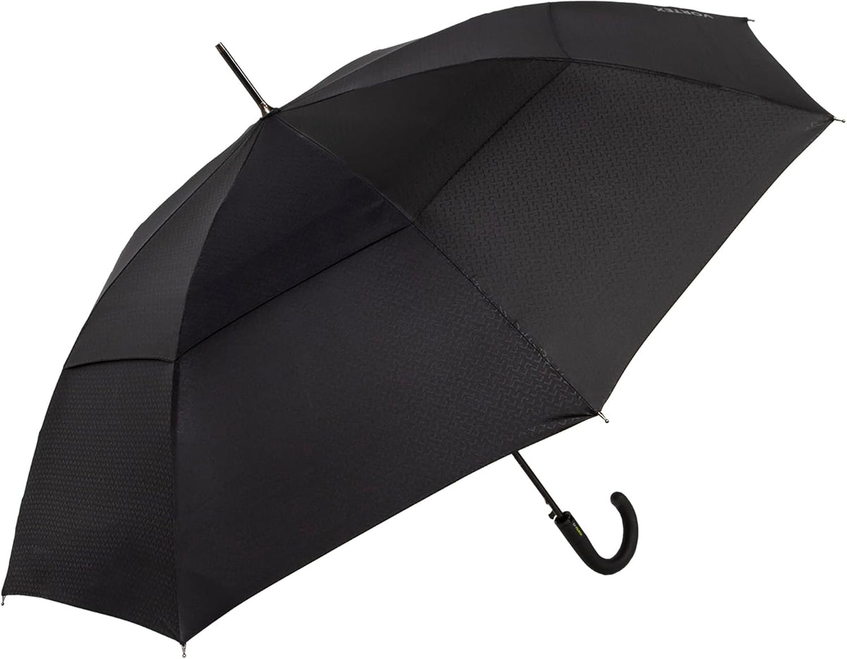ShedRain Vortex Automatic Stick Windproof Umbrella – Push Button Open & Close - Rain & Windproof Vented Double Canopy – Protect from Rain, Sun & Wind - Wind Tunnel Tested to 75 mph