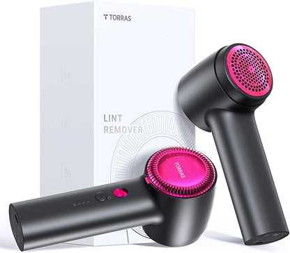 TORRAS Rechargeable Fabric Shaver Electric Lint Remover 3-Speed Remove Fuzz