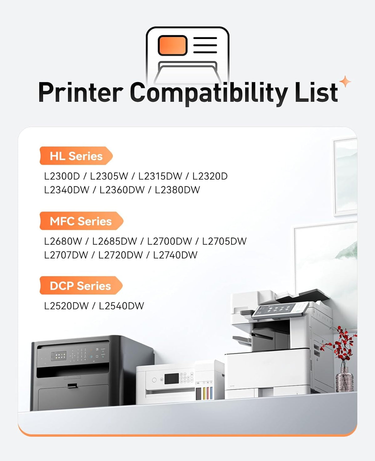 TN660 Toner Cartridge Replacement Compatible for Brother TN-660 TN630 TN-630 HL-L2380DW HL-L2320D HL-L2340DW DCP-L2540DW MFC-L2700DW MFC-L2720DW HL-L2300D HL-L2360DW DCP-L2520DW Printer Black 2-Pack