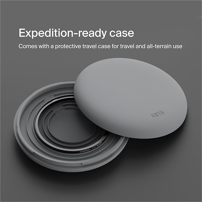 Urth 72mm Magnetic Ethereal Black Mist ½ Diffusion Lens Filter (Plus) — Cinematic Effect, 20-Layer Nano-Coated Light Dispersing Particles