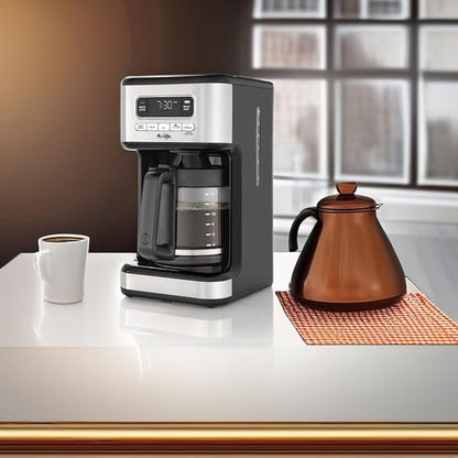 Mr. Coffee 14 Cup Programmable Coffee Maker Stainless Steel