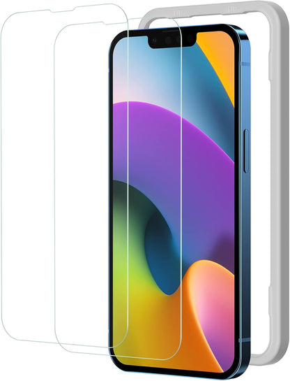 NIMASO for iPhone 13 Mini Screen Protector, 3 Pack HD Clear Tempered Glass Screen Protector for iPhone 13 Mini, with Easy Installation Kit