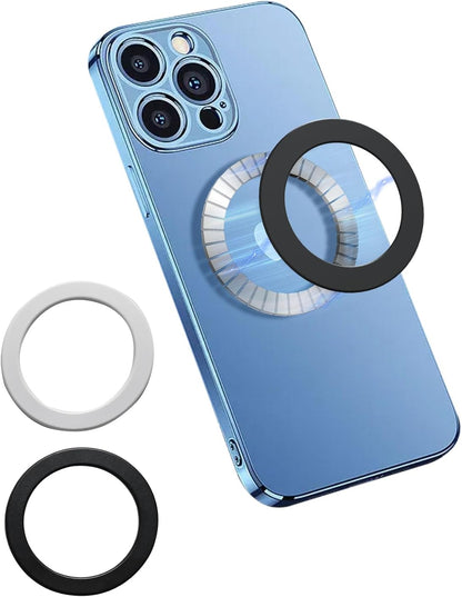 Magnetic Adapter Rings 2PCS Compatible for Magsafe,for Kindle Pop Socket Magnetic,for Magsafe Accessories & Wireless Charging for iPhone 16/15/14/13 Mini Plus Pro Max/Pixel 8/ S24 Ultra/ S23 and More