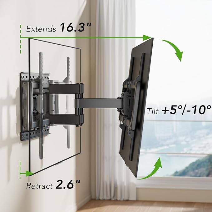 Full Motion TV Wall Mount Bracket