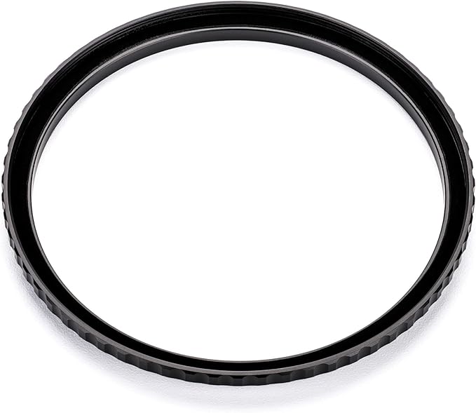NiSi - Brass Pro 72mm to 77mm Step-Up Ring - Threaded Stepping Adapter Ring, 72mm Male Lens Attachment 77mm Female Filter and Accessory Thread - Matte Black Finish to Prevent Reflections, Brass Alloy