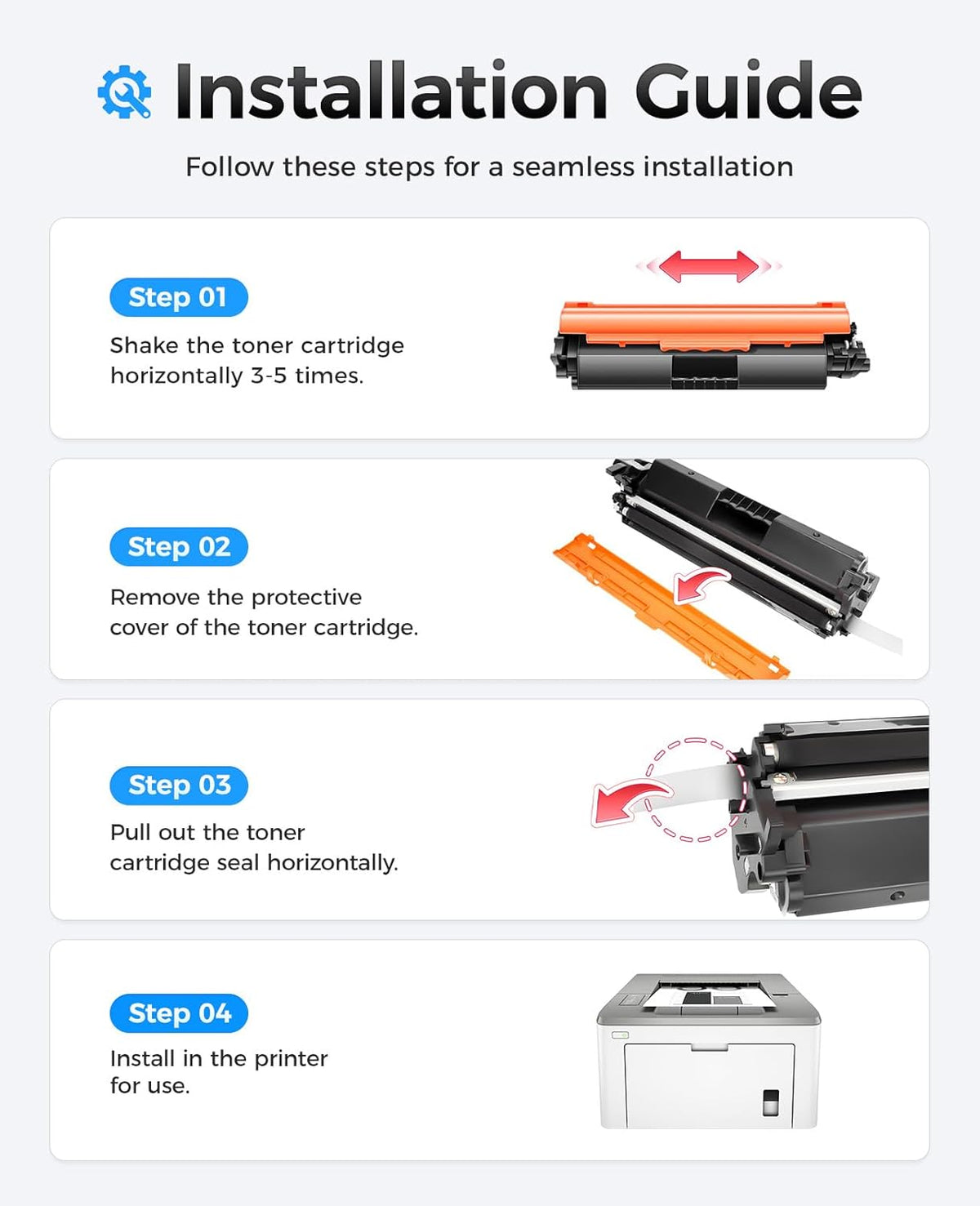 94A Black Toner Cartridge 2-Pack with chip High Yield Replacement for HP 94A CF294A 94X CF294X Toner Compatible with HP Laserjet Pro MFP M148dw M148fdw M118dw Printer M148 M118 M149 Series Ink Copy