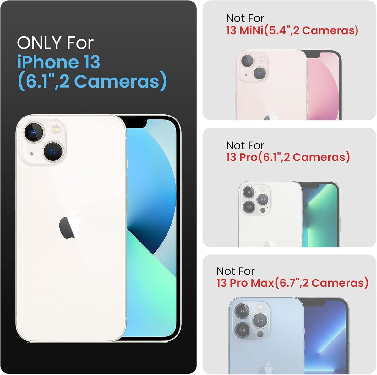 FireNova Designed for iPhone 13 Case, Silicone Upgraded [Camera Protection] Phone Case with [2 Screen Protectors], Soft Anti-Scratch Microfiber Lining Inside, 6.1 inch, Mint Green