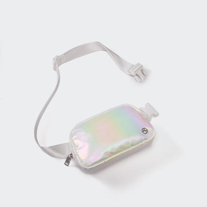 Pander Everywhere Belt Bag for Women, Fashion Waist Packs, Crossbody Bags with Adjustable Strap (Iridescent).