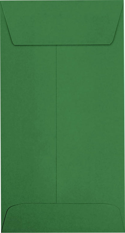 LUXPaper #7 Coin Envelopes | Peel & Press | 3 1/2" x 6 1/2" | Holiday Green | 80lb. Text | 250 Qty