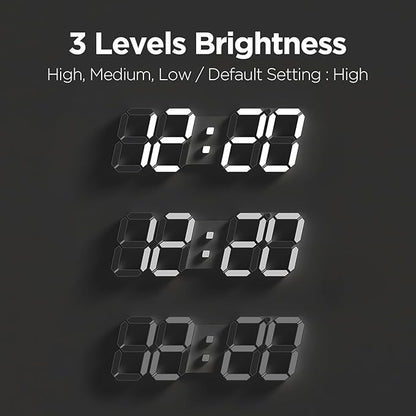 mooas 3D LED Clock