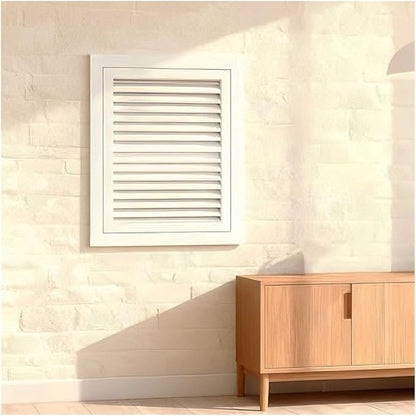 Return Air Filter Grille Vent Cover Removable, Louvered Access Panel for Drywall, Cover Holes in Wall for Hotels(500x500 mm/19.7x19.7 in)