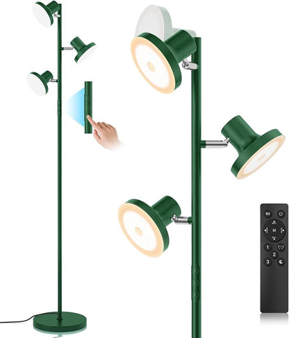 SIBRILLE 36W LED Tree Floor Lamp, Modern Dimmable Standing Lamp