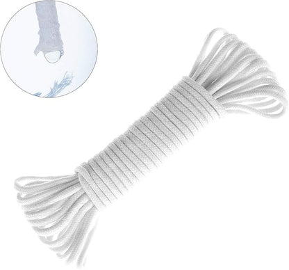 ORIMERC 30 feet 1/6 inch Self Watering Capillary Wick Cord Vacation Plant Sitter DIY Hydroponic Wicking Self-Watering Planter Pot Automatic Water System Device Potted Violet Auto Seedling Waterer Rope