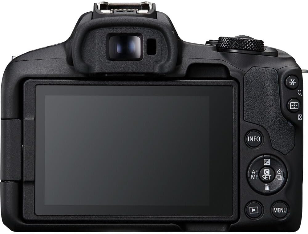 Canon EOS R50 Mirrorless Camera | 24.2MP APS-C, 4K 30p Video, Dual Pixel AF II, 15fps Burst, Vari-Angle Screen, Compact Beginner Vlogging Camera (5811C002) + Canon RF 35mm Lens + Bag + 64GB Card
