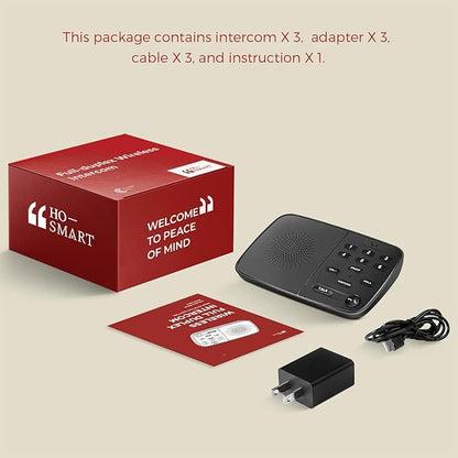 Hosmart Intercoms Wireless for Home UltraSpeak Pro, 2025 Full Duplex Wireless