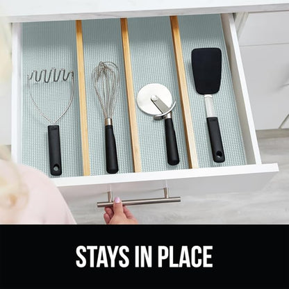 GORILLA GRIP powerGRIP Drawer Shelf and Cabinet Liner, Thick Strong Hold