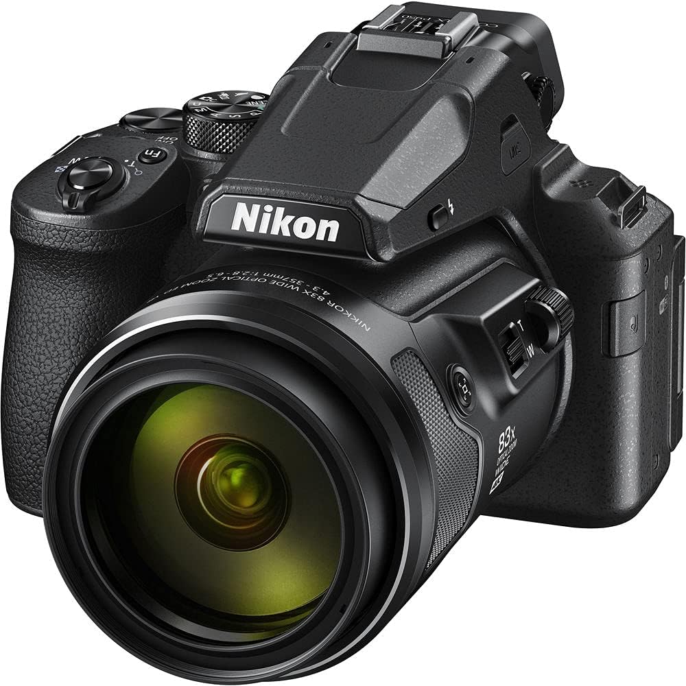 Nikon COOLPIX P950 Digital Camera - Bundle - (26532) + Color Multicoated 6pcs Filter Set + 2X EN-EL20 Battery + 2X SanDisk?Extreme PRO 64GB Card + Large Case + 12 Inch Flexible Tripod + More