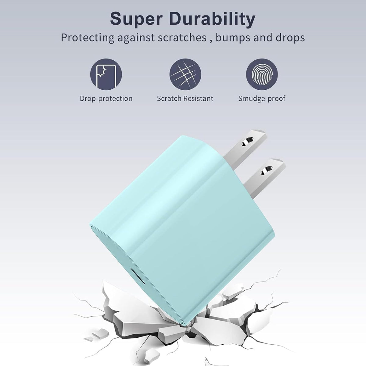 iPhone Fast Charger,Type C Wall Charger Block Plug and 10ft USB C to Lightning Charging Cable Cord Long,Power Adapter Cube Brick Box for Apple iPhone 14 Pro Max/14 Plus/14/13/12 Mini/11/XS Max/XR/iPad