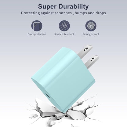 iPhone Fast Charger,Type C Wall Charger Block Plug and 10ft USB C to Lightning Charging Cable Cord Long,Power Adapter Cube Brick Box for Apple iPhone 14 Pro Max/14 Plus/14/13/12 Mini/11/XS Max/XR/iPad