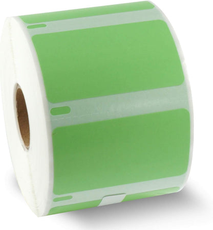BETCKEY - Compatible DYMO 30334 (2-1/4" x 1-1/4") Medium Multipurpose Barcode & FNSKU Labels - Compatible with Rollo, DYMO Labelwriter 450, 4XL & Zebra Desktop Printers[1000 Labels, Green]