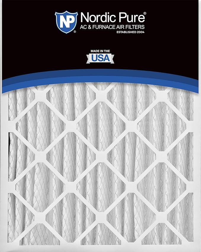 Nordic Pure 16x24x4 (Actual Size: 15 3/8 x 23 3/8 x 3 5/8) Pleated MERV 15 Air Filters 6 Pack