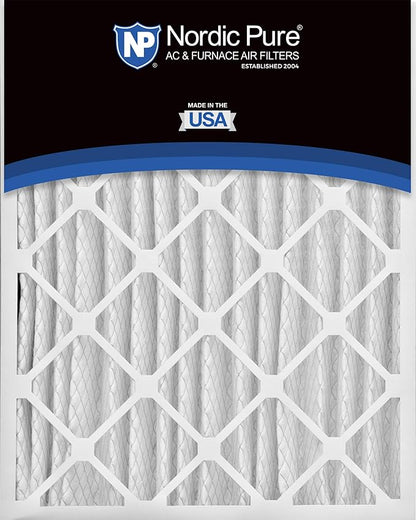Nordic Pure 16x24x4 (Actual Size: 15 3/8 x 23 3/8 x 3 5/8) Pleated MERV 15 Air Filters 6 Pack