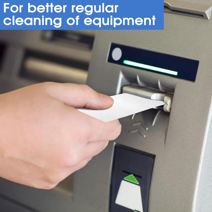 15 Pcs 2.5" x 7.5" Presaturated Bill Validator Cleaning Cards Compatible with All Bill Validators, Readers and Currency Counters
