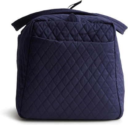Vera Bradley Women's Premium Cotton Large Original Duffel Bag, Peacoat, One Size
