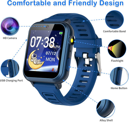 Phyulls Smart Watch for Kids with 39 Games, Camera, and Music Player