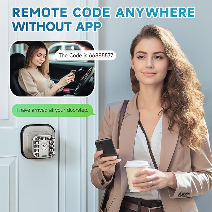 Richelock Fingerprint Door knob, Smart Biometric Door Lock
