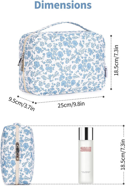 Narwey Small Hanging Travel Toiletry Bag for Women, Travel Bag for Toiletries, Makeup Bag Organizer Cosmetic Bags Make Up Bags for Girls