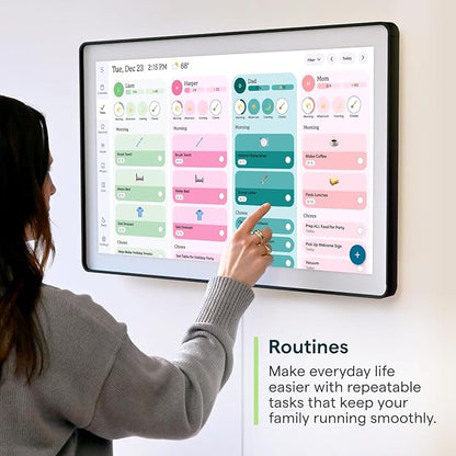Skylight Calendar Max: 27-Inch Smart Digital Calendar & Chore Chart, Family