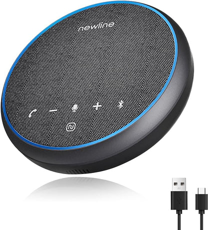 N newline Conference Speaker and Microphone, 2 Mics 360° Voice Pickup, AI Noise