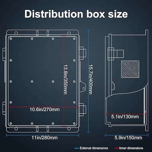 Namunanee Outdoor Electrical Junction Box