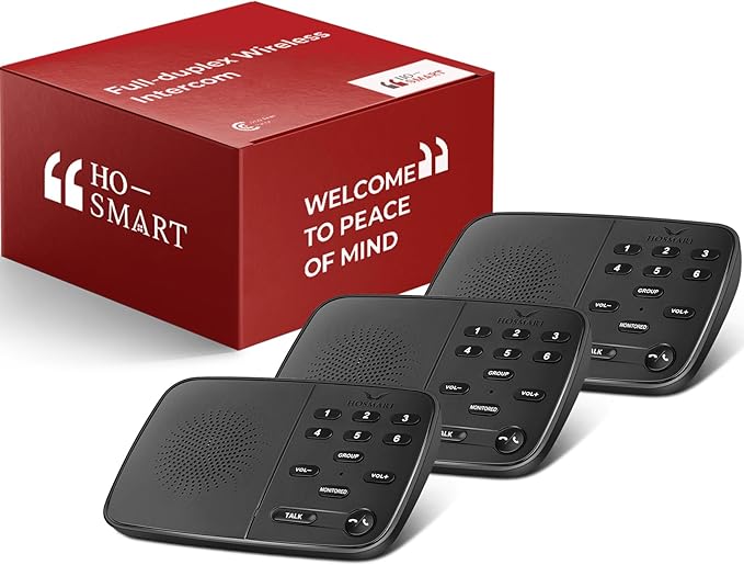 Hosmart Intercoms Wireless for Home UltraSpeak Pro, 2025 Full Duplex Wireless