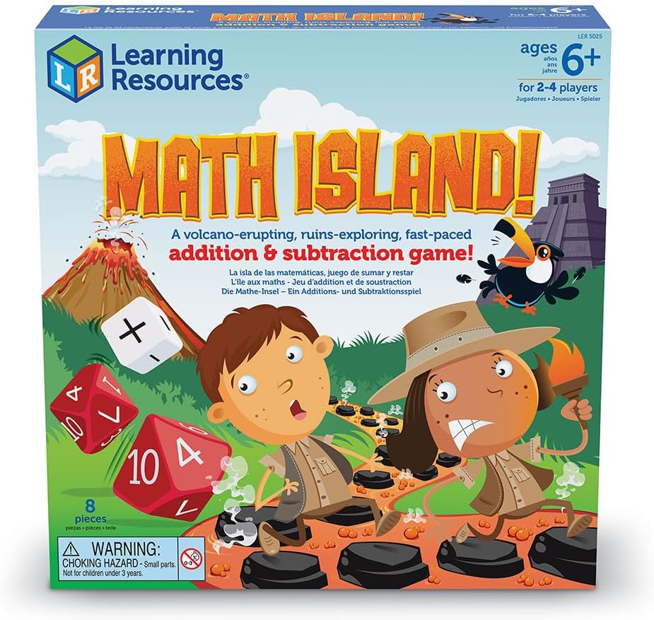 Learning Resources Math Island Addition & Subtraction Game for Kids
