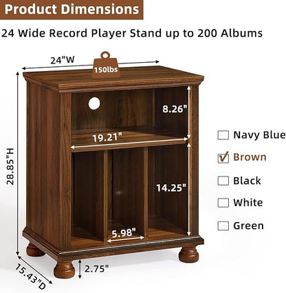 Joaxswe Record Player Stand