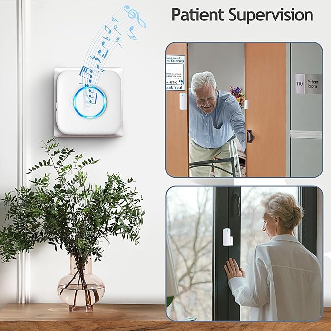 Door Chime, Satisure Door Sensor Chime When Door Opens, Door Entry Alarm