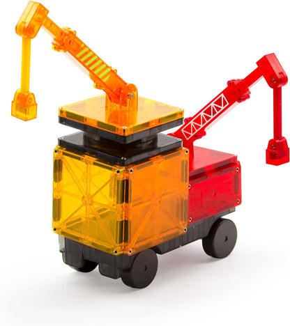 MAGNA-TILES Builder 32-Piece Magnetic Construction Set, The Original Magnetic Building Brand