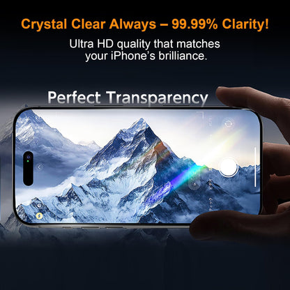OneFish Screen Protector for iphone 11 Pro/X/Xs, 9H Hardness Glass Scratch Resistant HD Clarity Tempered Glass Film with Installation Frame Shatterproof Bubble Free Easy Installation,2Pack.