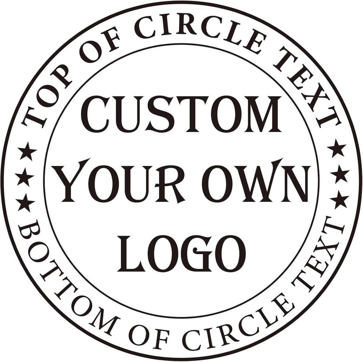 Custom Logo Embosser | Personalized Book Embosser | Self Ink Rubber Stamp from The Library of | Customizable Stamp (Upload Logo 7)