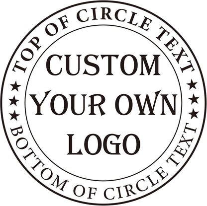 Custom Logo Embosser | Personalized Book Embosser | Self Ink Rubber Stamp from The Library of | Customizable Stamp (Upload Logo 7)