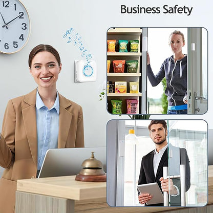 Door Chime, Satisure Door Sensor Chime When Door Opens, Door Entry Alarm