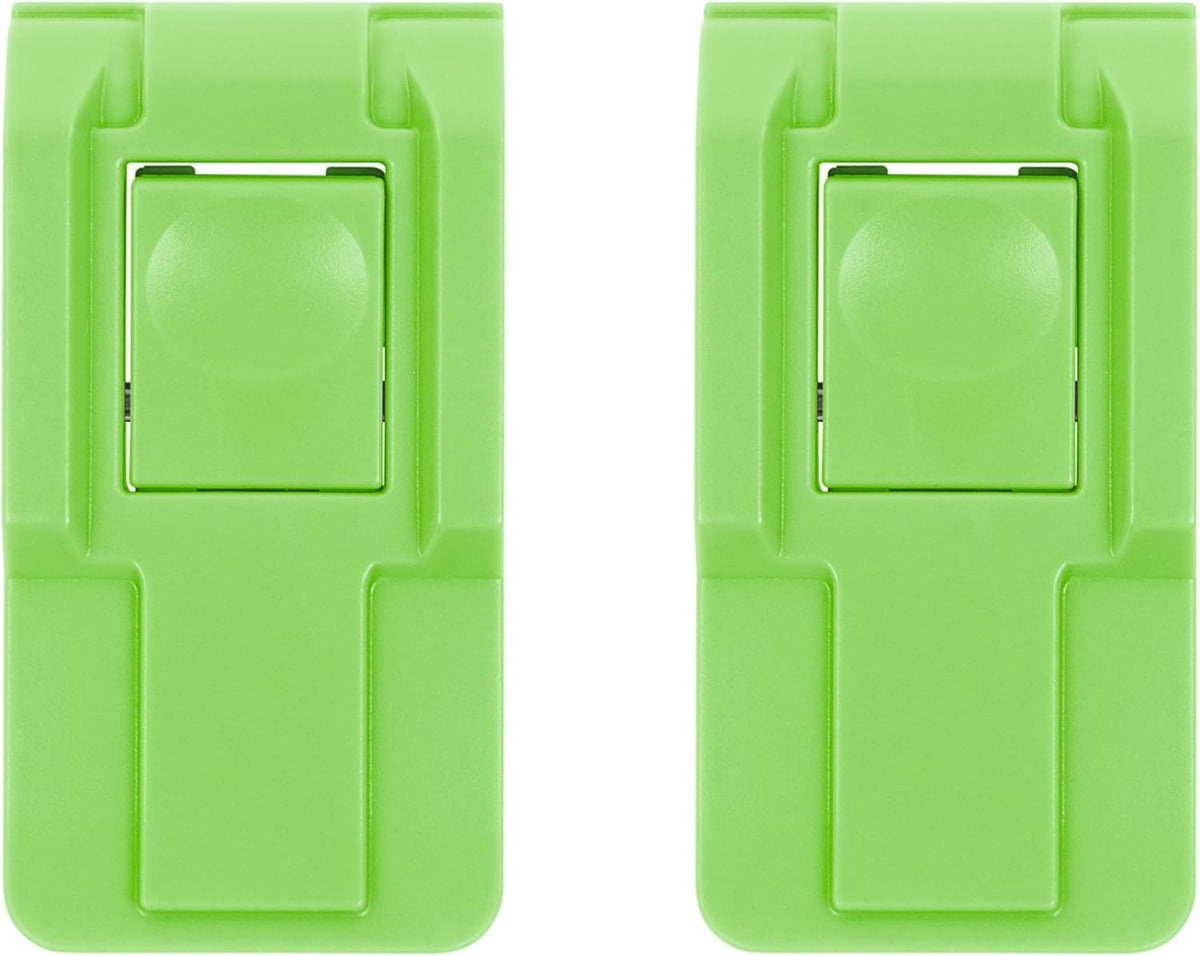 2 Pelican Lime Green Replacement Push Button Medium Air Case Latches. Fits Air Series Cases.