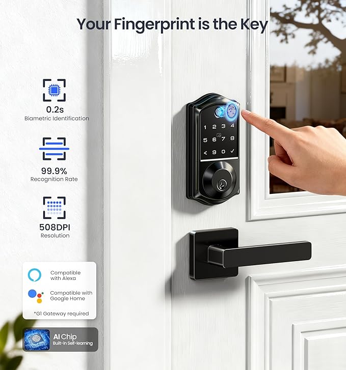 Veise VE017-B Fingerprint Smart Lock
