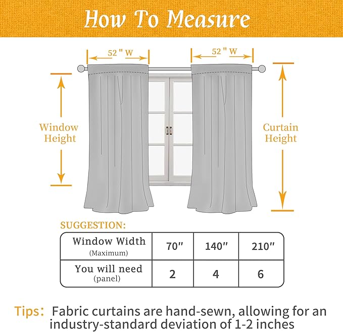 LAMIT Cream Linen Curtains for Living Room, 84 Inches Long 2 Panels Natural Light Filtering Soft Thick Bedroom Semi Sheer Privacy Drapes with Rod Pocket for Farmhouse/Sliding Door, 52 x 84 Inch