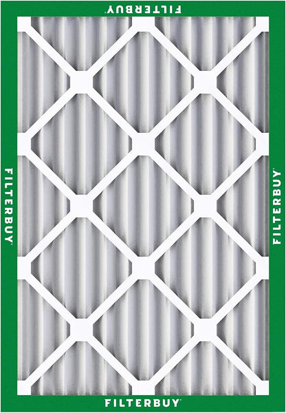 Filterbuy 30x36x2 Air Filter MERV 8 Essential Dust & Allergy Defense (5-Pack), Electrostatic Pleated HVAC AC Furnace Filters Replacement, Made in USA (Actual Size: 29.81 x 35.81 x 1.75)