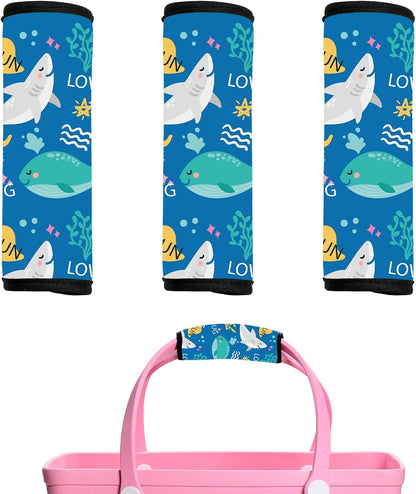 Luggage Handle Wraps 3Pcs – Neoprene Bag Handle Wrap for Bogg, Luggage Identifiers for Suitcases Easy Identification, Stylish & Comfy Suitcase Handle Replacement Travel Accessories for Airport Y08